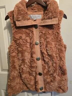 Marc New York Women's Faux Fur Brown Coat